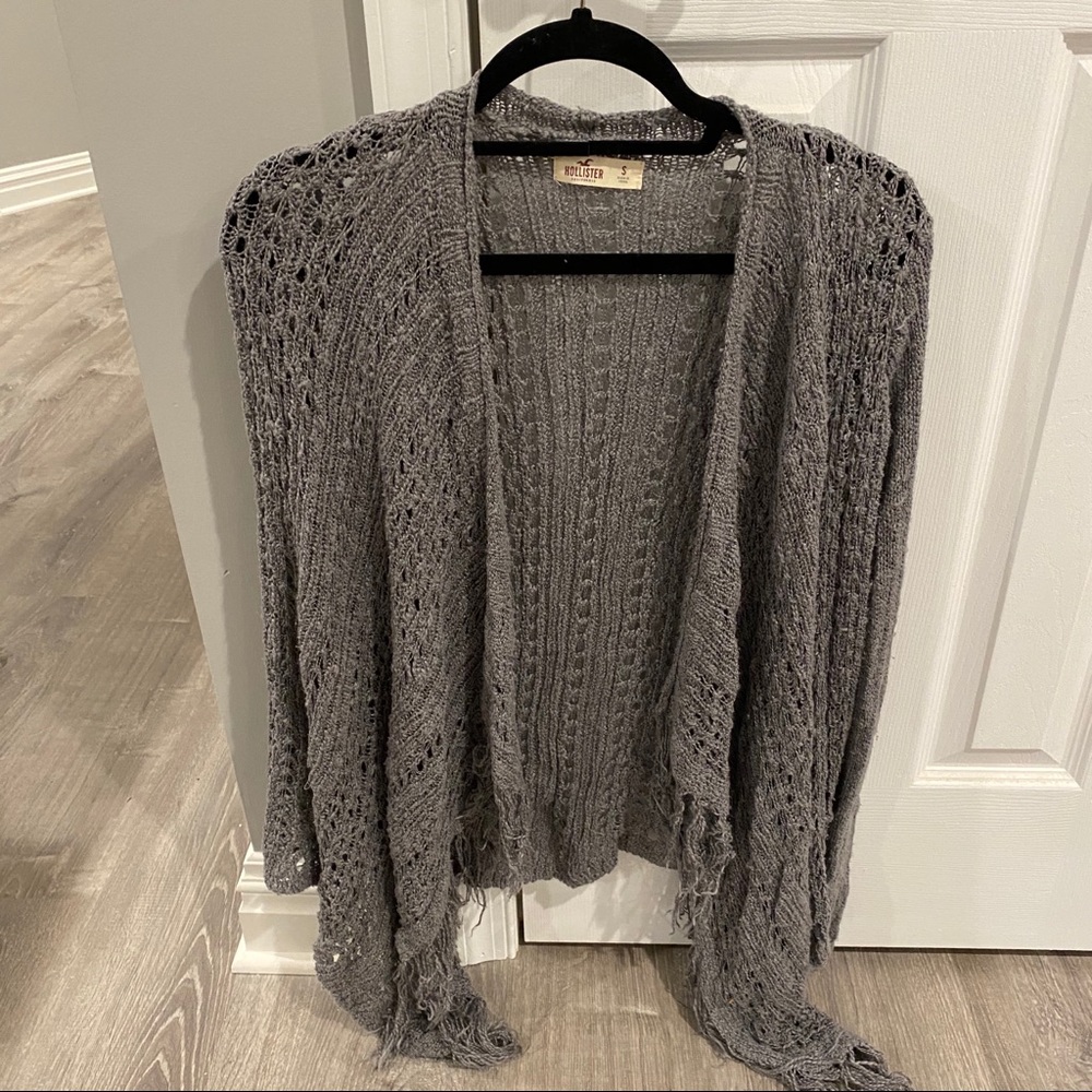 Abercrombie & Fitch fringe cardigan S